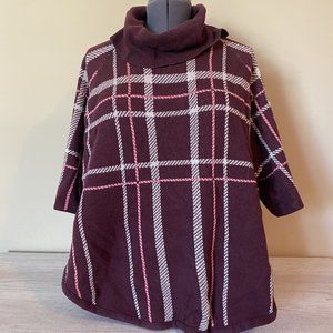 Loft Sleeved Poncho Sweater